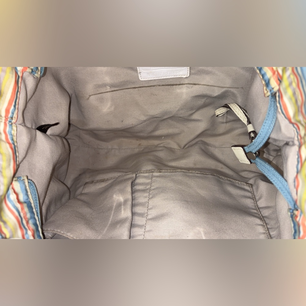 Coach 2011 Nautical East West Striped Beach Tote w/ matching wristlet - Picture 15 of 15